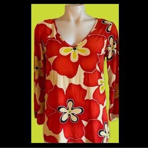 *SOLD* JAMS WORLD womens limited edition long sleeve top
